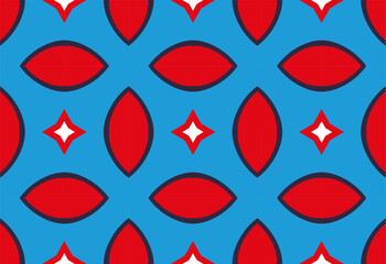 Scrapbook seamless pattern. Cute baby backgrounds. Retro pastel print. Geometric childish wrapping backdrop. Color illustration.