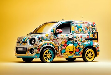 a car with a child-friendly theme