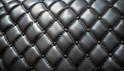 Leather upholstery pattern.
