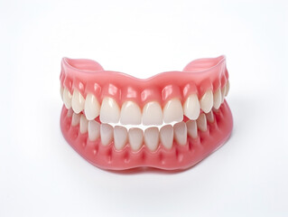 Obraz premium sample jaw on a white background 
