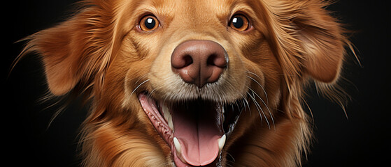 Lächelnder Vierbeiner: Strahlende Hundezähne