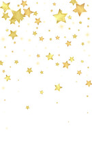 Magic stars vector overlay.  Gold stars scattered