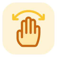 Editable hand swipe vector icon. Part of a big icon set family. Perfect for web and app interfaces, presentations, infographics, etc