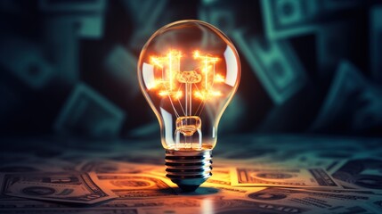 Budget and financial planning concepts with executives or CFO forecasting income and expenses.