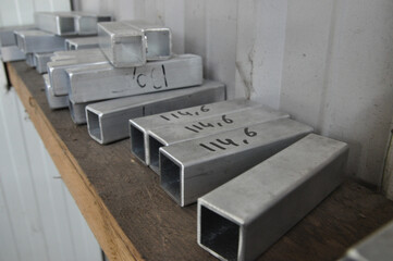 Steel beams at metalworking company (1)