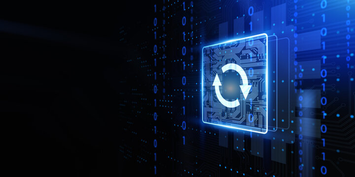 Update upgrade system application version sing on virtual screen.