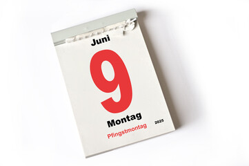  9 . Juni 2025 Pfingstmontag