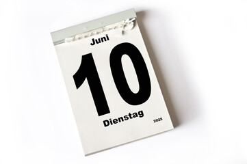  10 . Juni 2025