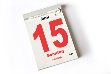  15 . Juni 2025 Vatertag