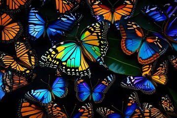 the secret language of butterfly wing hues.