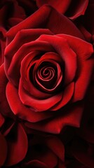 Red rose. close up. Vertical background