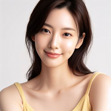 portrait of a beautiful Korea young woman