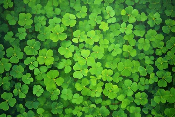 Foto op Canvas green clover background © Andreas