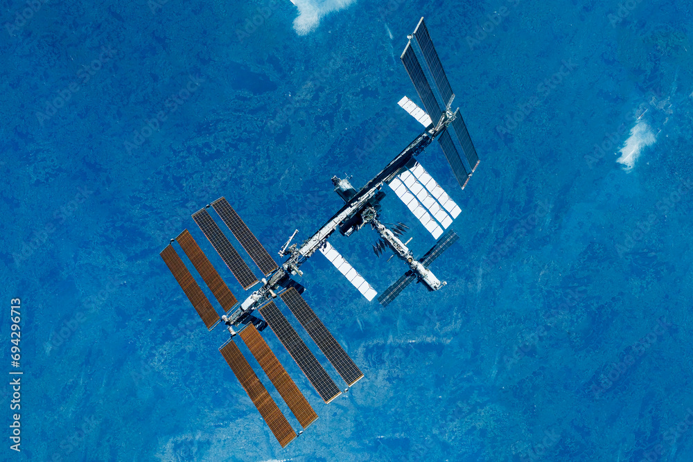 Canvas Prints international space station. elements of this image furnished by nasa