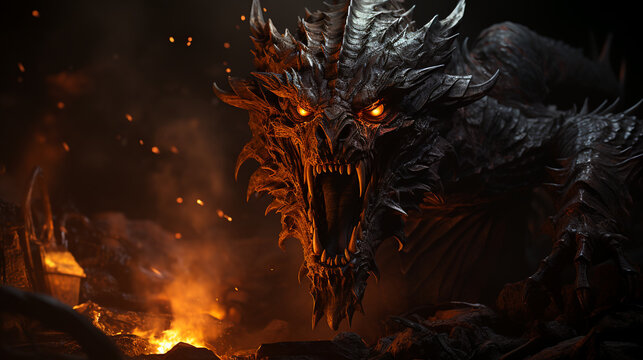 Fantasy. Drago. Ai generated.