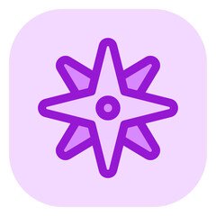 Fototapeta premium Editable compass vector icon. Part of a big icon set family. Perfect for web and app interfaces, presentations, infographics, etc