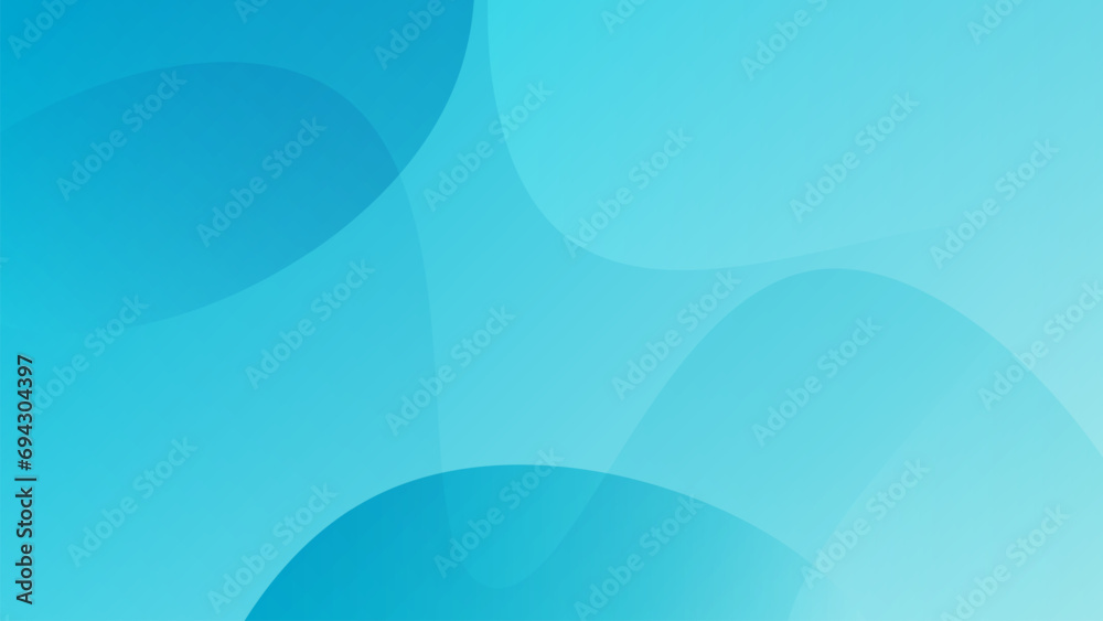 Sticker abstract blue background with minimal dynamic waves