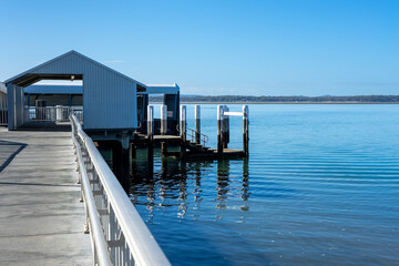 View along Victoria Point jetty to Ferry Terminus
