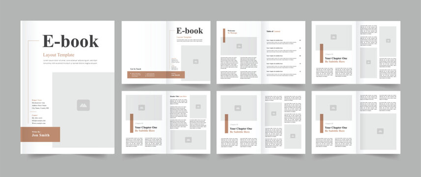 Minimal eBook Template or Workbook eBook Template