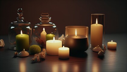 candles in the dark. generative ai