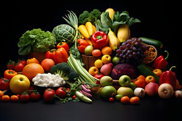 fruits and vegetables. 