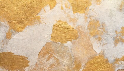 Texture with golden paint.
