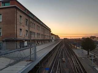 Fototapeta na wymiar Bologna - Italy - View of the main train station