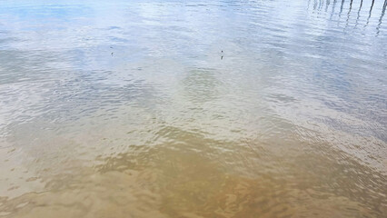 Photograph of the Gulf of Thailand sea, clear water, travel, landscape, beach, sky, sunlight, horizon, tropical, outdoor, abstract, shore, clear surface, relaxation, wallpaper, nature, exotic, long 