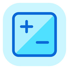 Fototapeta premium Editable photo exposure, plus and minus vector icon. Part of a big icon set family. Perfect for web and app interfaces, presentations, infographics, etc