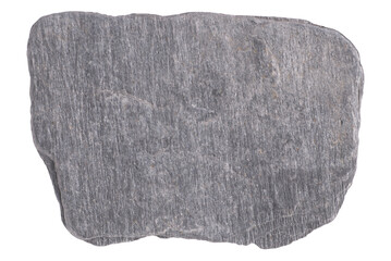 Grey gray stone in PNG isolated on transparent background