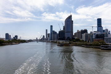 Brisbane Skyline from South Bank