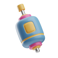 Repair Tools Object Motor 3D Illustration