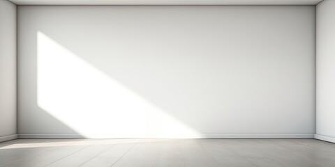 Simple white interior backdrop with shadows on ceiling corners.