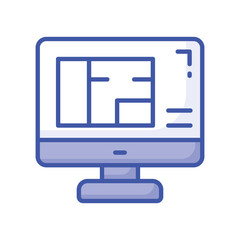 Take a look at this visually perfect icon of house blueprint, architectural home building design