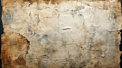 Wall murals Old dirty textured wall old torn paper texture,stain,dirty,wrinkles