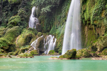 Ban Gioc Waterfalls stands as one of the grandest and most captivating Vietnam waterfalls.