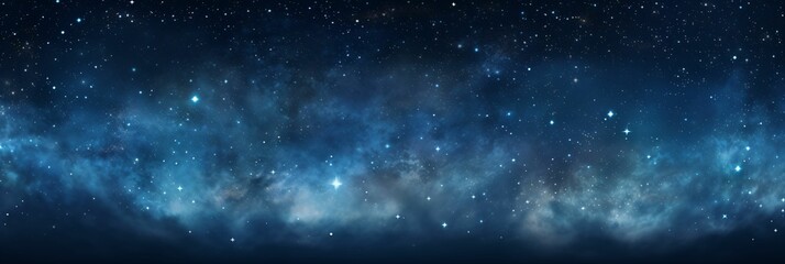 Ciel de nuit avec étoiles et voie lactée, arrière plan graphique, illustration ia générative - obrazy, fototapety, plakaty