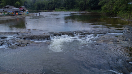 Pulau Mas tourist attraction, a tourist attraction located in the upper reaches of the Central River Regency where the water flows directly from the Meratus mountains, Meratus mountains, Mas Island