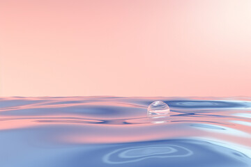 3d minimalistic background illustration