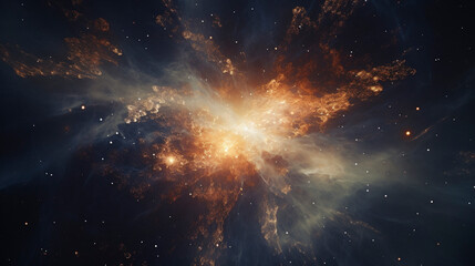Cosmic Splendor: Radiant Beauty in the Galactic Abyss, generative ai