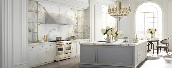 Foto op Plexiglas luxurious kitchen cookery © Poulami