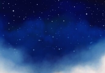 starry night sky abstract background 