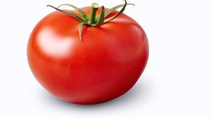 Tomato on Isolated. Generative AI - obrazy, fototapety, plakaty