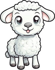 Clip art sheep cartoon