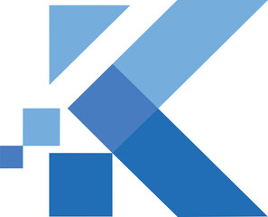 minimal k logo