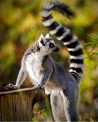 lemur on tree
