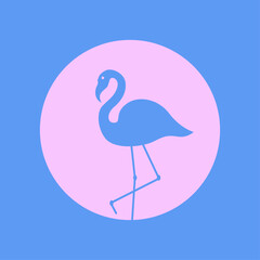 Swan logo vector. Animal
