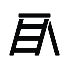 Beautifully designed trendy icon of ladder, construction ladder vector