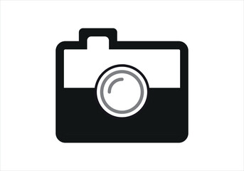 Camera Photography logo template vector icon illustration design