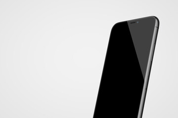 Realistic Mobile Mockup 3d Rendering